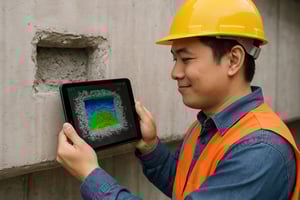 chipped area measurement